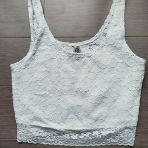Lace crop top